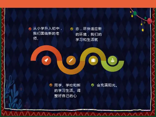 安全教育-心理教育-适应学校新生活