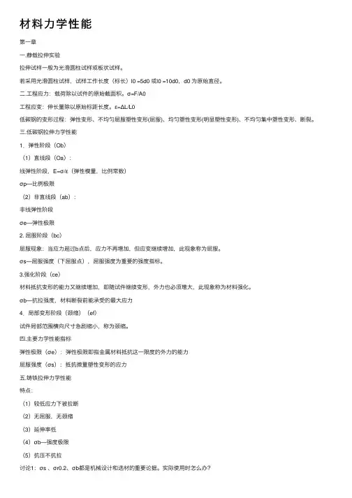 材料力学性能