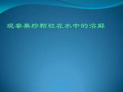 四年级上册科学课件-2.3 液体之间的溶解现象｜教科版 (共14张PPT)