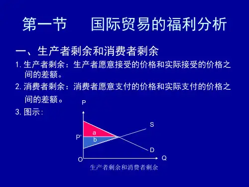 四章国际贸易与利益分配ppt课件