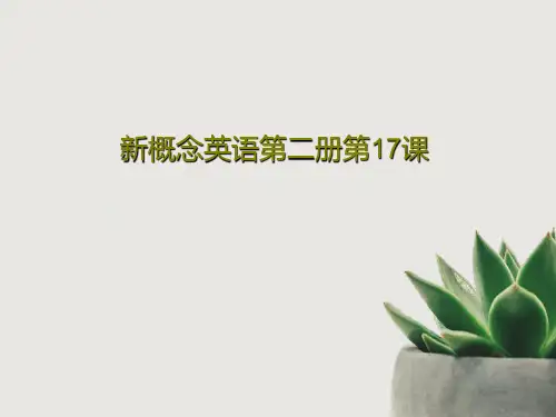 新概念英语第二册第17课37页文档