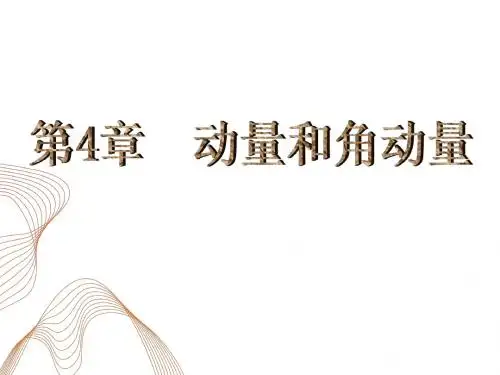 第4章 动量和角动量