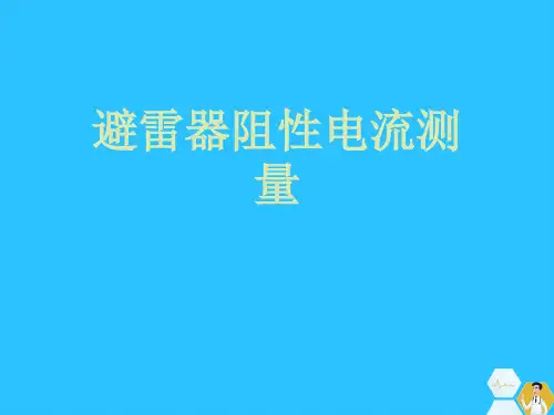 避雷器阻性电流测量 (3)常用文档