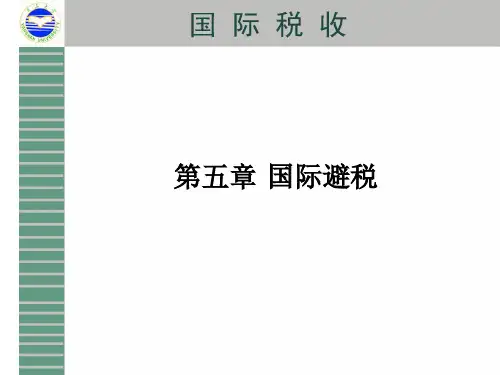 5国际避税