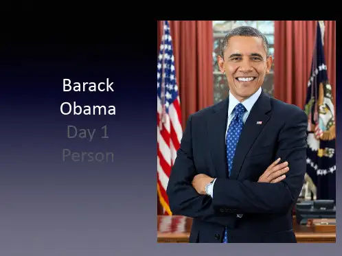 Barack Obama---奥巴马总统
