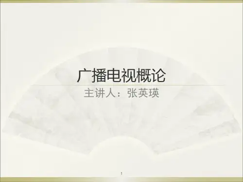 广播电视的发展与现状