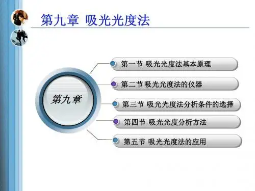第九章 吸光光度法