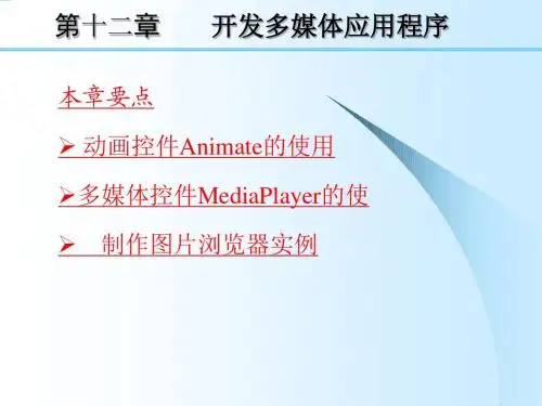 Delphi  第12章 多媒体技术