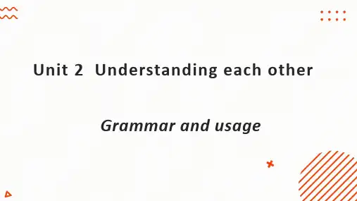 Unit2+Grammar+and+usage+课件高中英语牛津译林版(2020)选择性必修第四册
