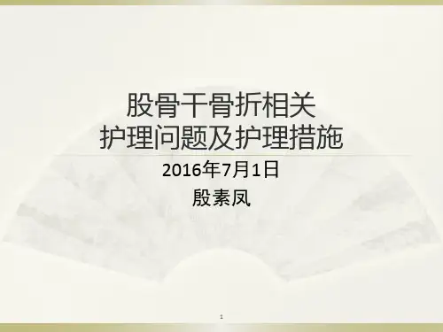 股骨干骨折相关护理问题及护理措施PPT参考幻灯片