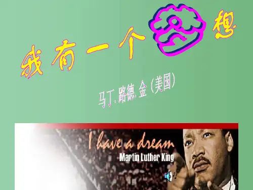 高中语文 第一专题我有一个梦想课件 苏教版必修4