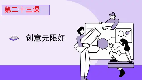 第二十三课 创意无限好 课件-六年级下册小学心理健康