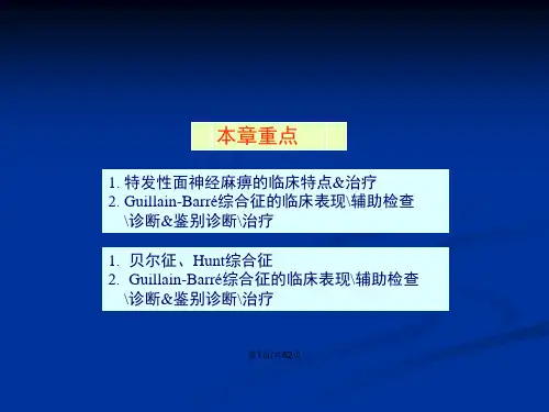 七神经内科本科教学周围神经疾病学习教案课件