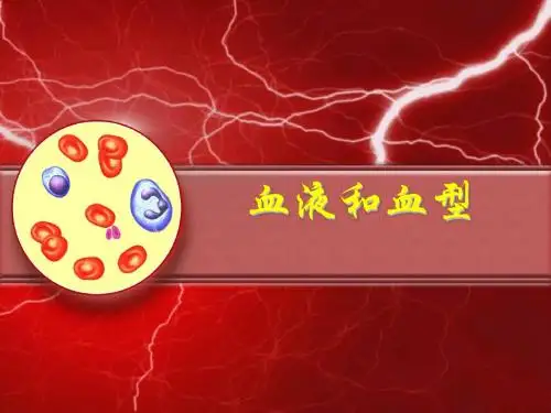 血液和血型PPT课件4