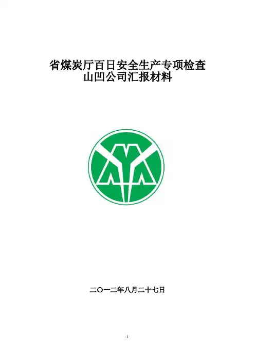 吴厅长调研汇报材料8.27
