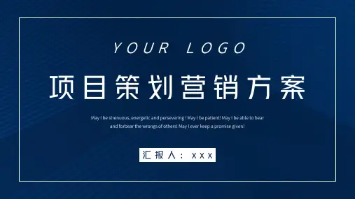 项目策划营销方案PPT