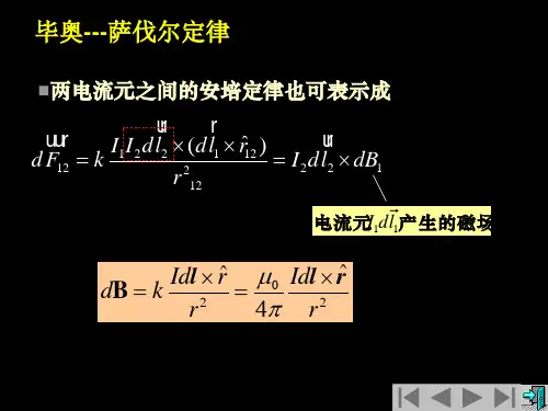 毕奥---萨伐尔定律