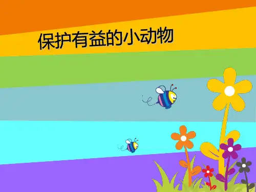 保护有益的小动物