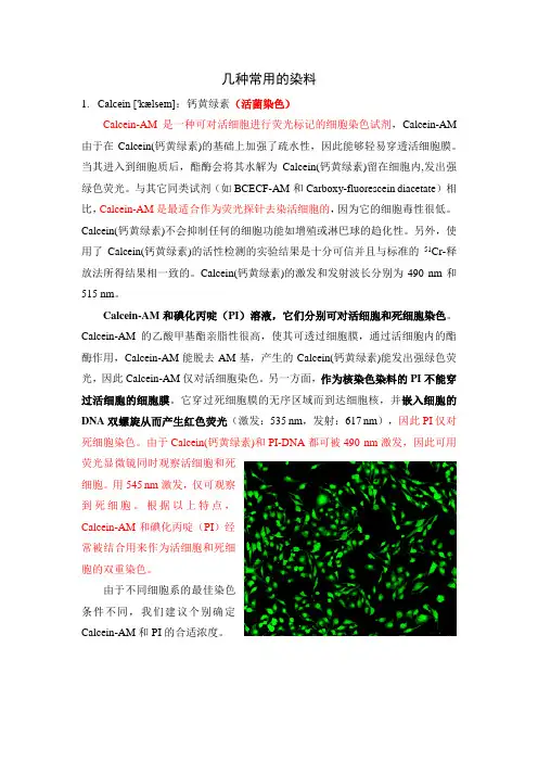几种常见染料