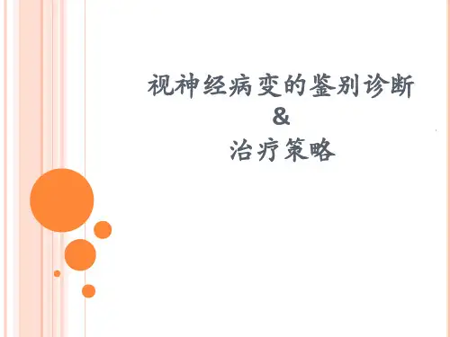 视神经病变PPT课件