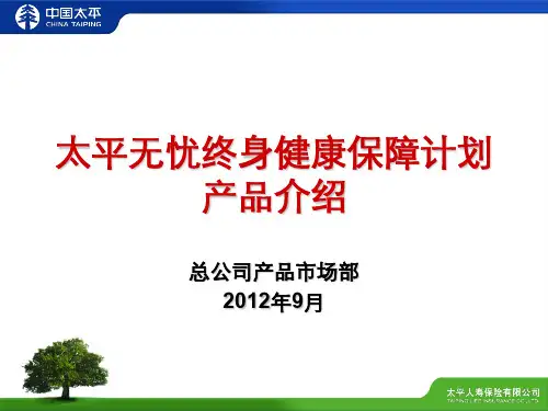 1无忧计划产品介绍(终稿)精品文档