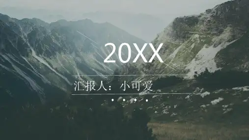 (114)欧美极简大气PPT