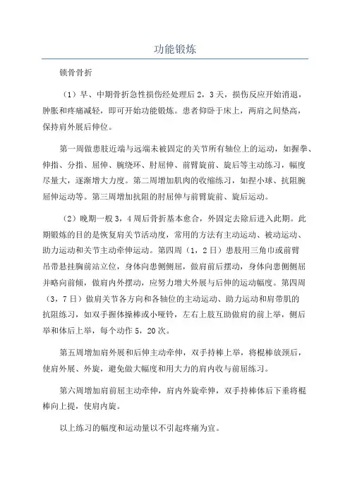 功能锻炼_精品文档