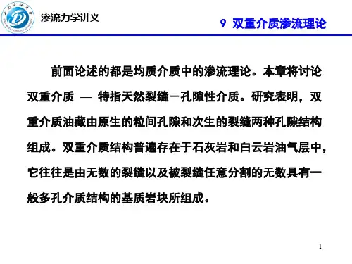 双重介质渗流理论资料