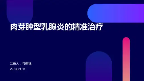 肉芽肿型乳腺炎的精准治疗PPT
