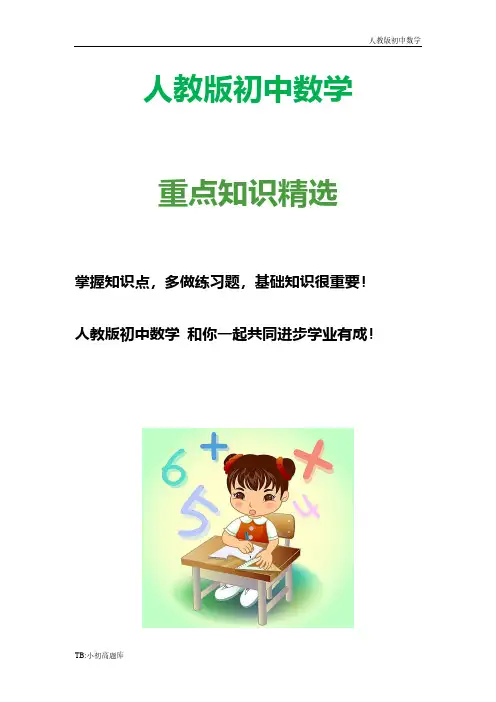 人教版初中数学八年级上册专题复习：分式方程