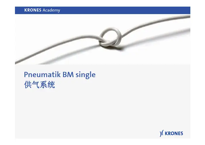 KRONES克朗斯吹瓶机供气系统