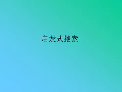 启发式搜索A