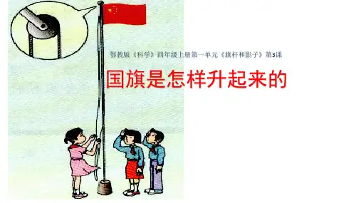 国旗是怎样升起来的说课