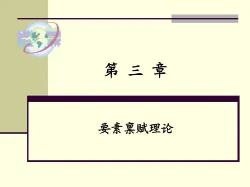 要素禀赋理论