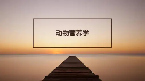 动物营养学,第二章