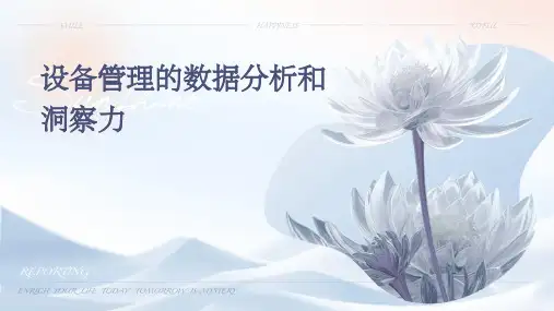 设备管理的数据分析和洞察力