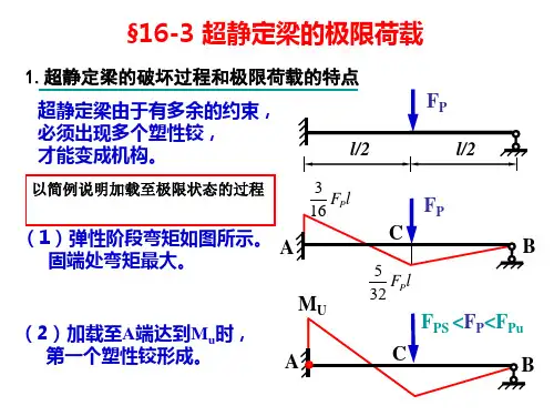 16716-3超静定梁的极限荷载