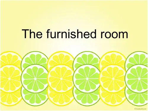The furnished room