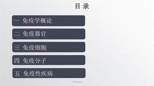免疫学基础知识PPT课件