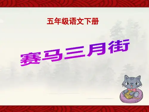 2023语文五下《赛马三月街》
