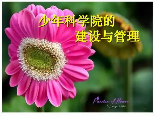 少年科学院的建设ppt课件