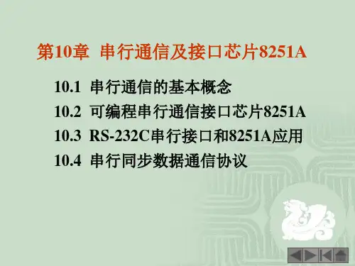 串行通信及接口芯片8251A.