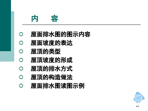 屋面排水图PPT精品文档