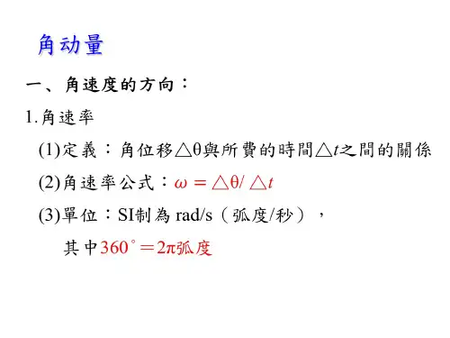 物理：角动量