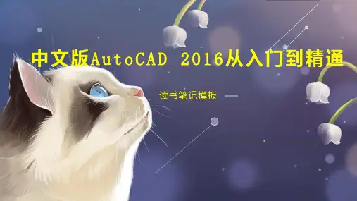 中文版AutoCAD 2016从入门到精通