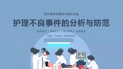 简约护理不良事件的分析与防范PPT模板