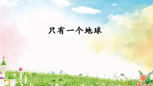 19 只有一个地球 课件(共30张PPT).ppt