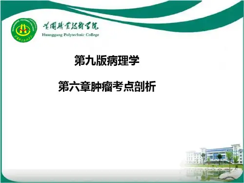 第九版病理学第六章肿瘤考点剖析