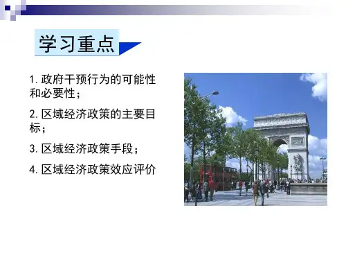 政府的区域政策课件