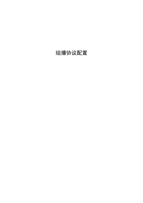 07-组播协议配置